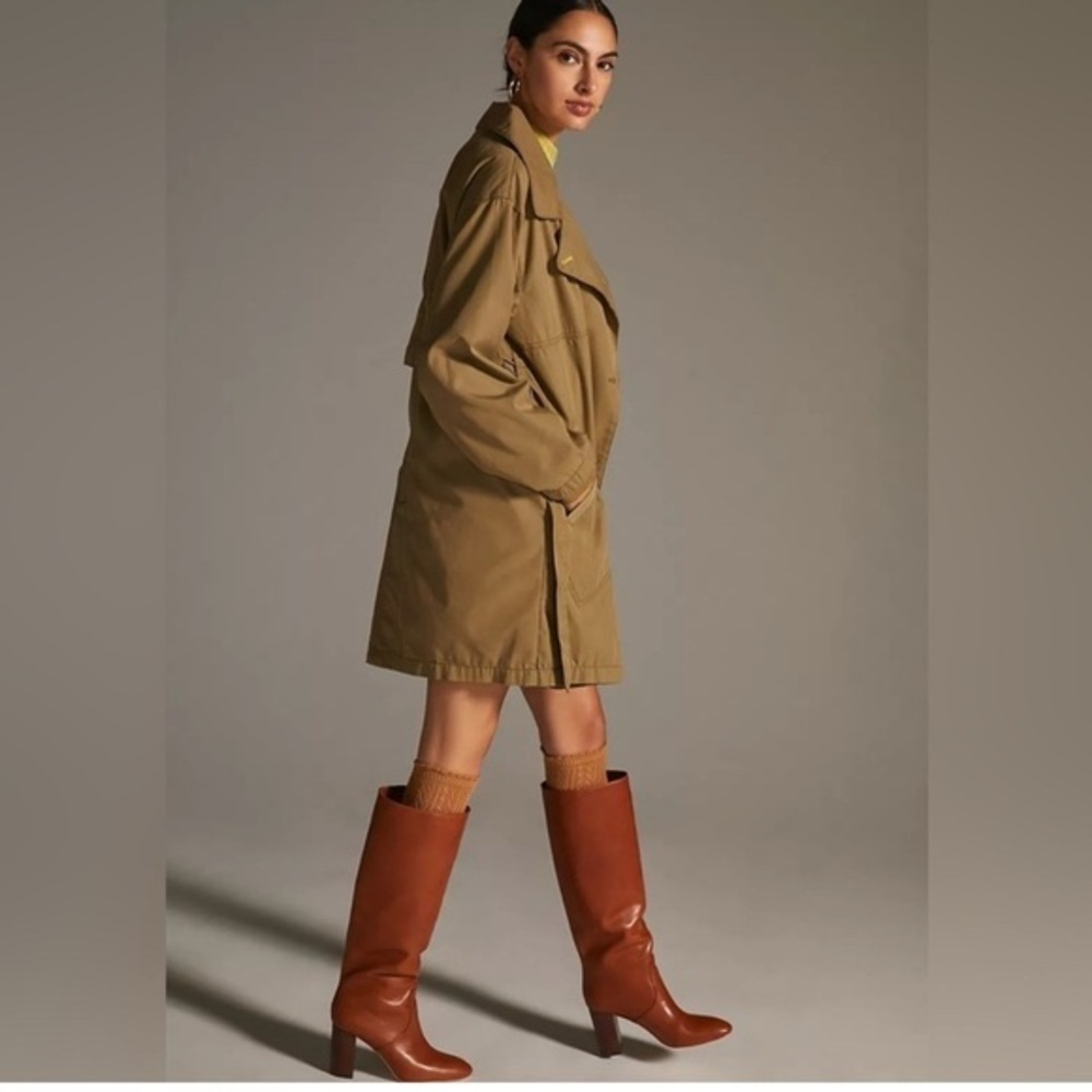 Anthropologie Pilcro Khaki Trench Coat — Size S